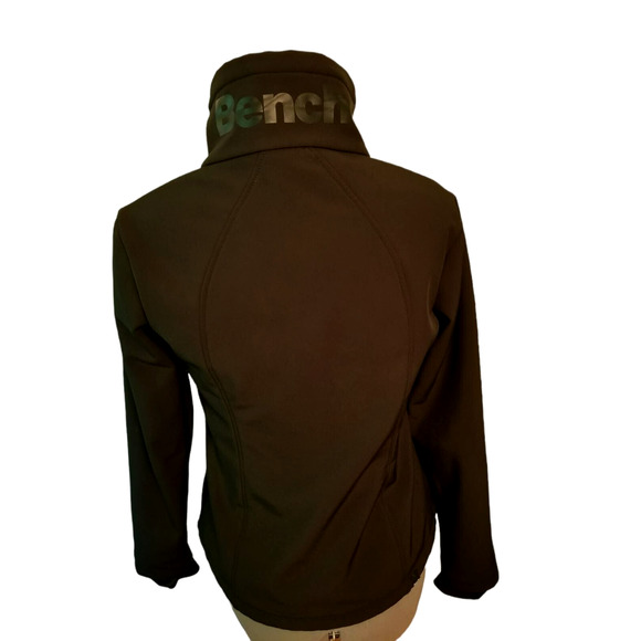 BENCH URBANWEAR Jacket Women’s Size L (EU) actual M (US) Full Zip Black - Picture 2 of 7